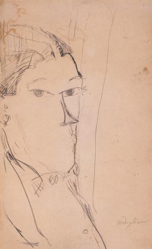 Profil d'homme, Amadeo Modigliani, 1915