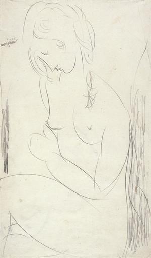 Nu assis, Amadeo Modigliani, 1917