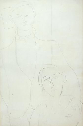 Jacques Lipchitz et sa femme, Amadeo Modigliani, 1917