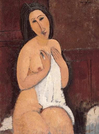 Nu assis à la chemise_1