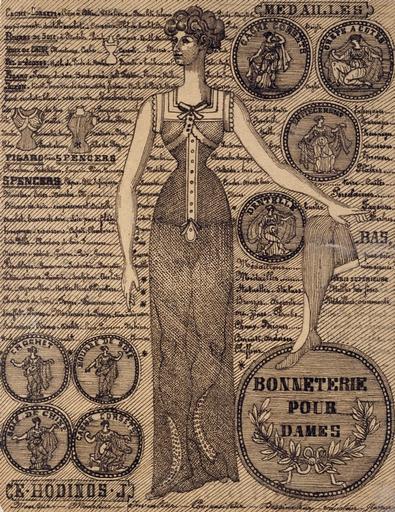 Bonneterie pour dames, Emile Josome Hodinos, 1897 avant