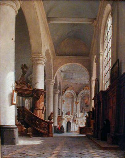 Intérieur de l'église Saint-Denis à Saint-Omer_0