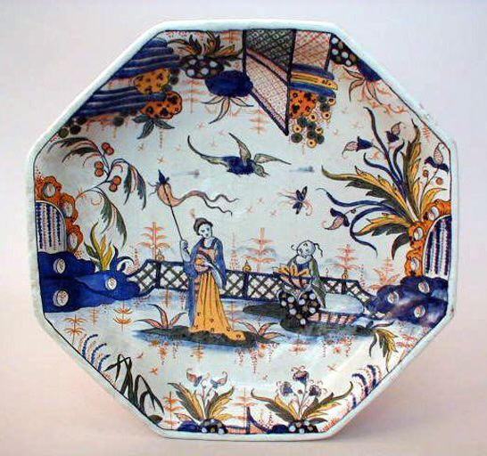 Plat (creux, octogonal, historié)_0
