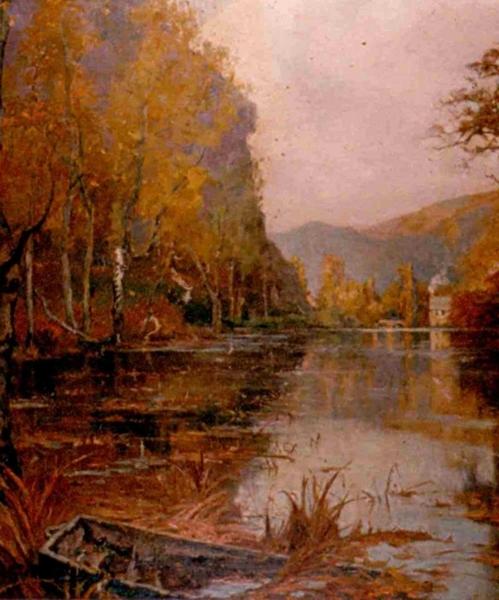 Paysage, l'Orne à Clécy_0