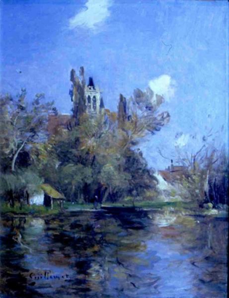 Paysage ; Paysage à la mare (autre titre)_0