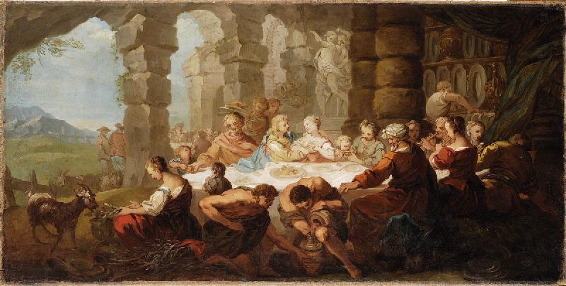 Les Noces de Daphnis et Chloé, Étienne Jeaurat, 1737