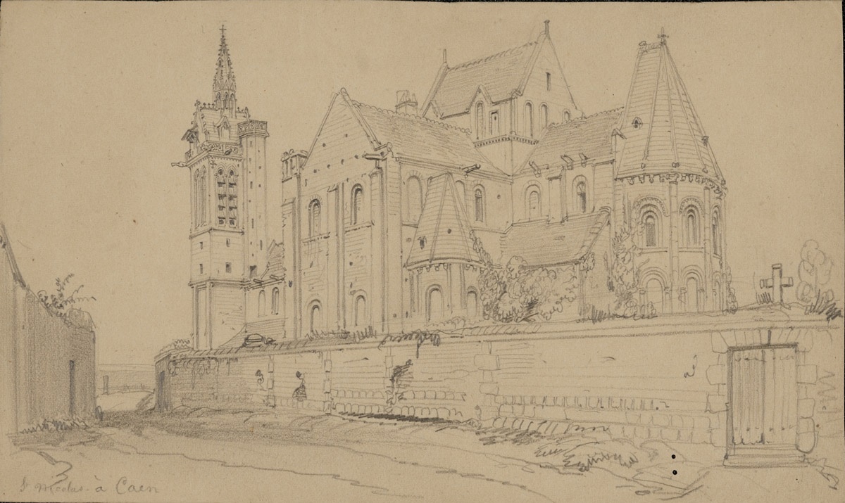 Église Saint-Nicolas, à Caen, Félix Benoist, 1799 Vers,1801 Vers