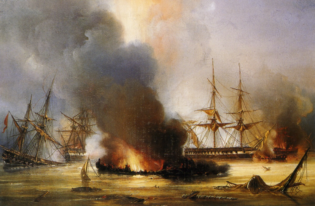 Combat naval de Navarin, Jean Charles Langlois, 1831 Avant