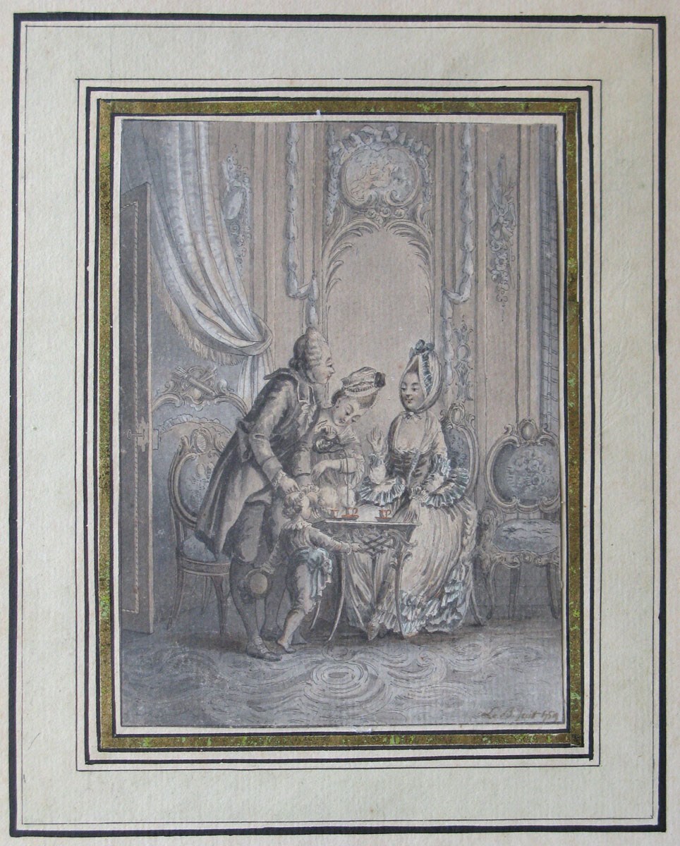Le Café, Louis Binet, 1759