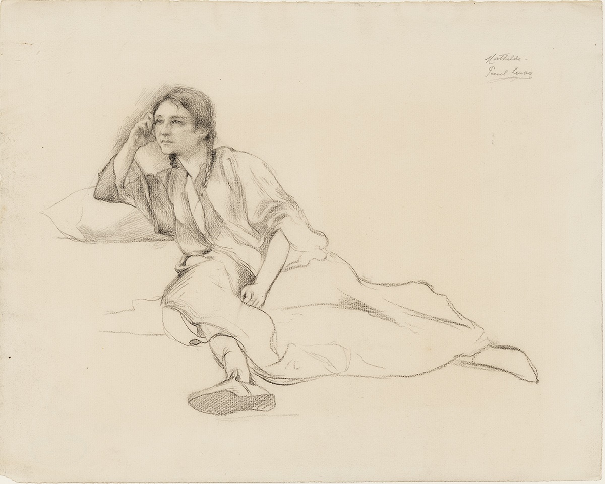Madame Paul Leroy en odalisque, Paul Leroy, 1904