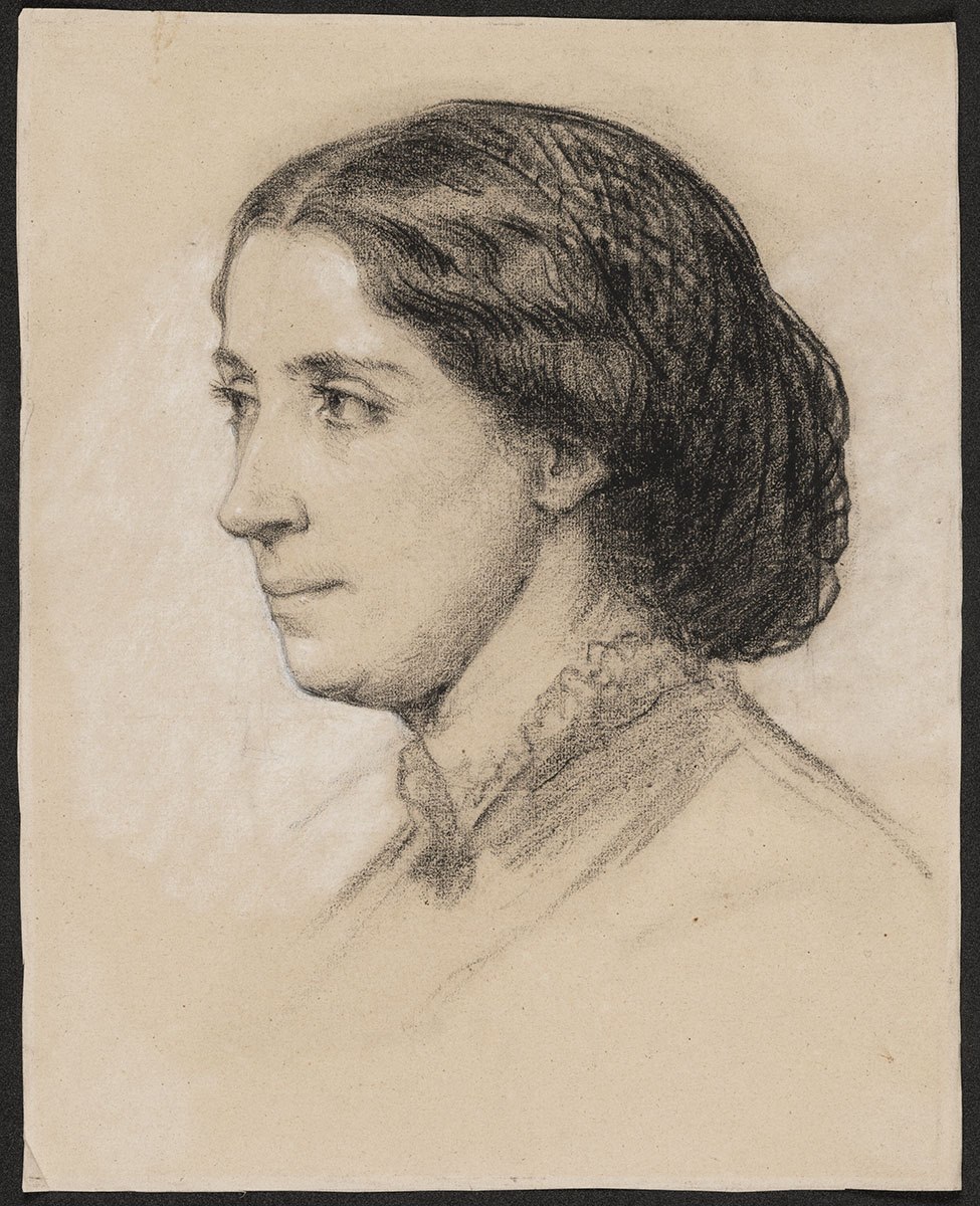 Portrait de femme, Édouard Krug
