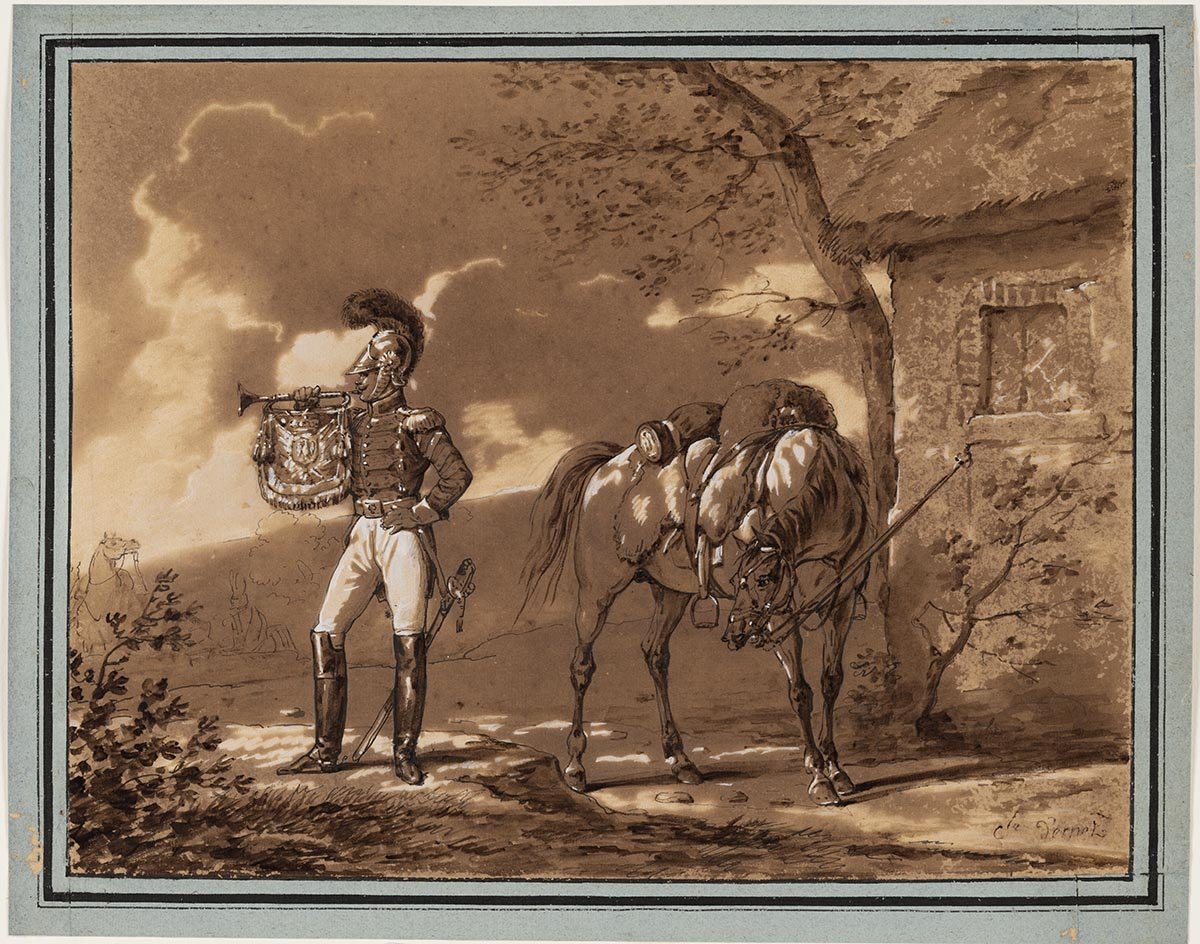 Trompette de carabiniers, Carle Vernet, 1ère moitié 19e siècle