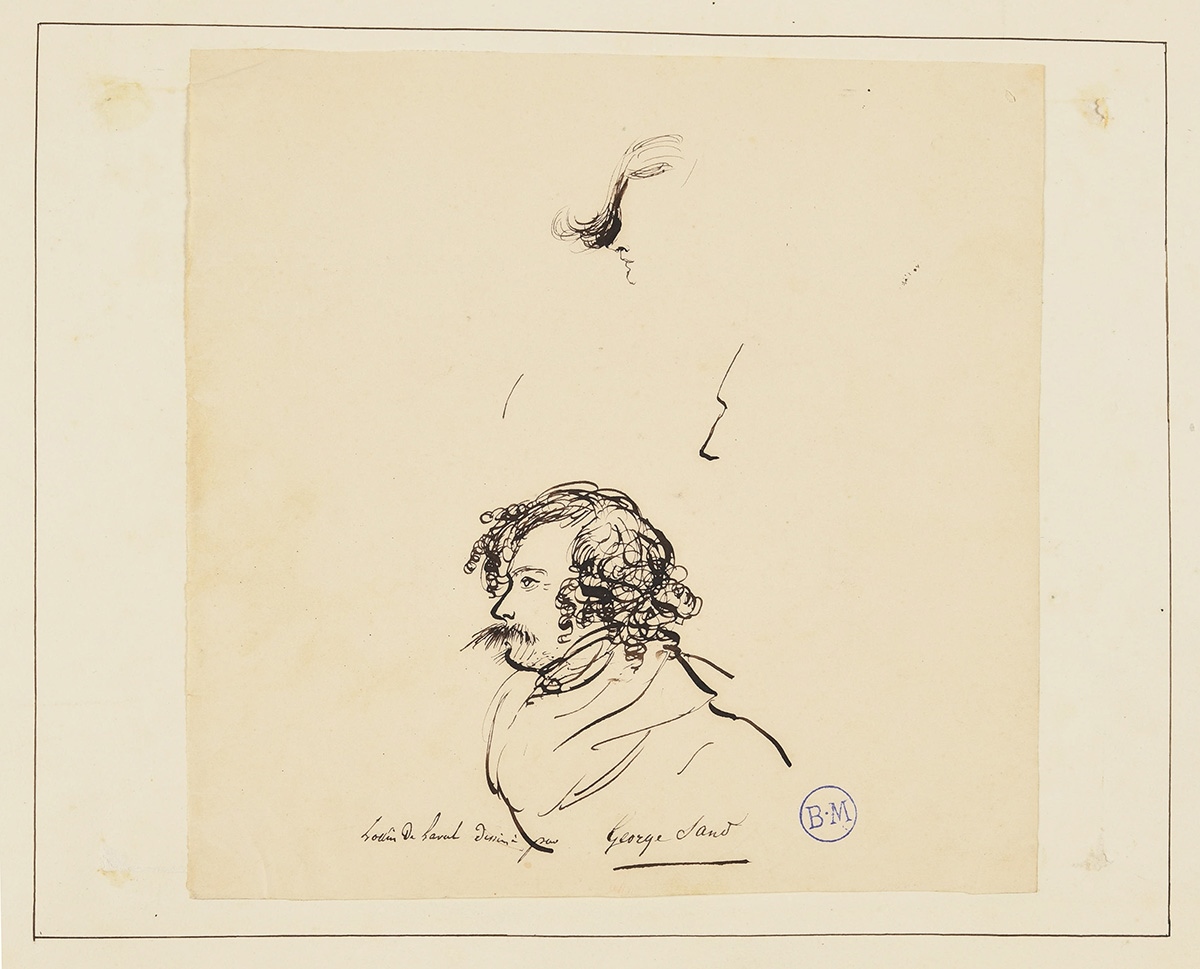 Portrait de Victor Lottin de Laval, George Sand, 19e siècle