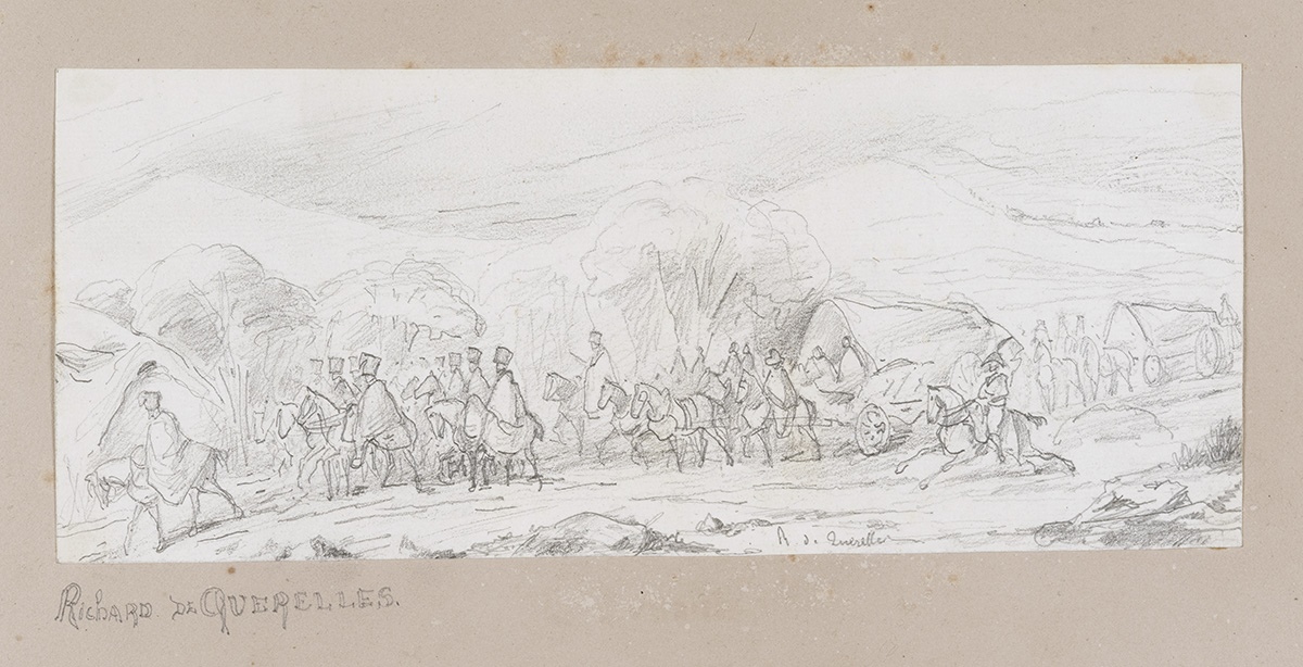 Troupe napoléonienne en marche_0