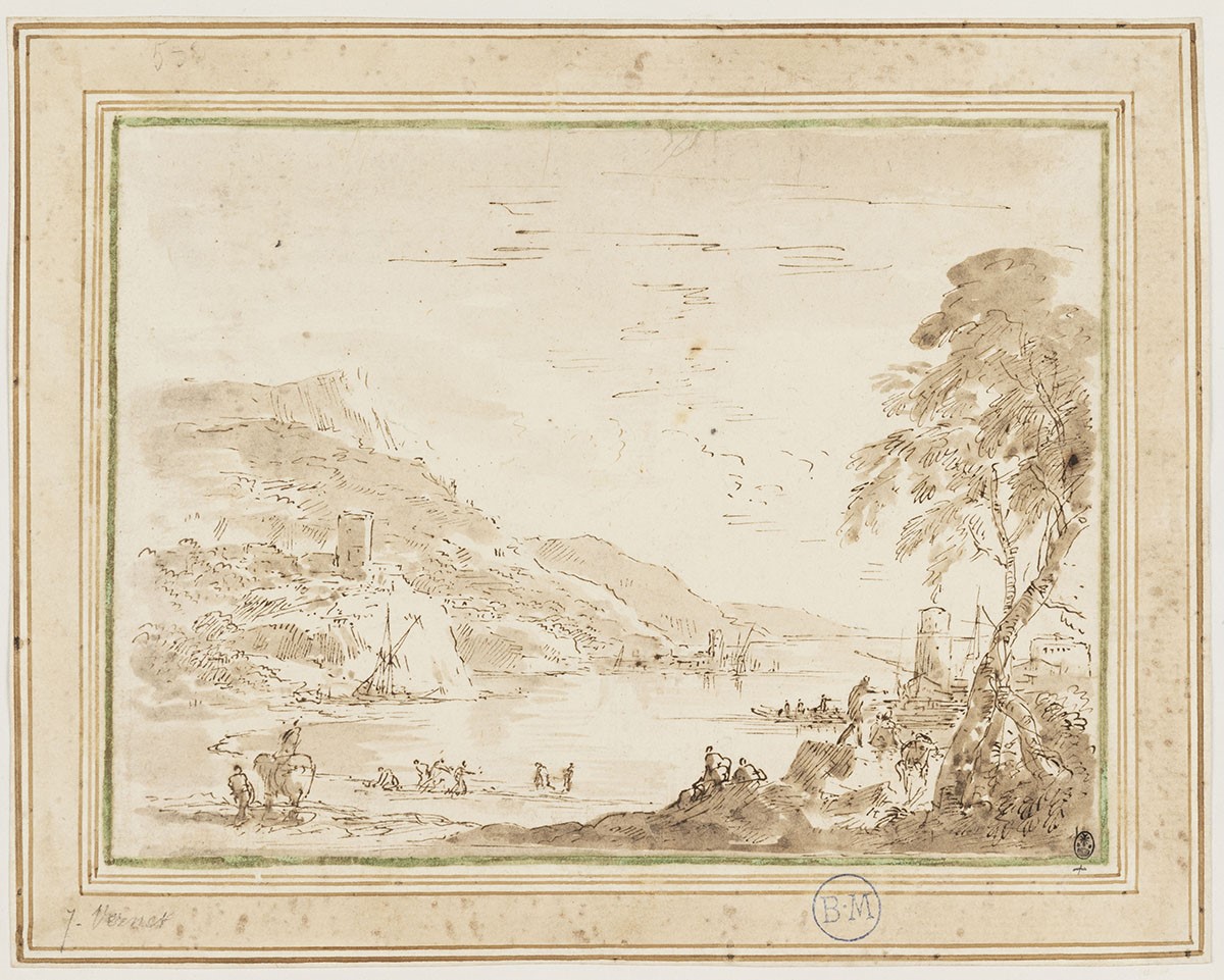 Paysage de bord de mer, Joseph Vernet, 18e siècle