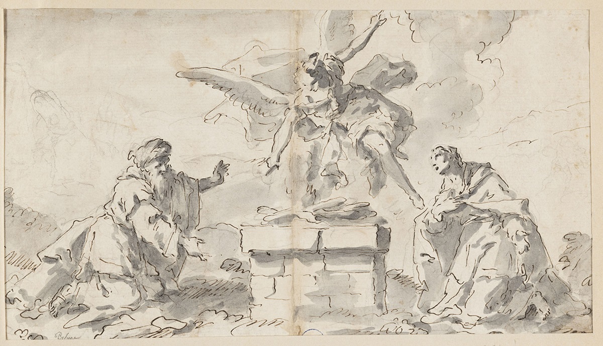 Le Sacrifice d'Abraham, Gaspare Diziani, 18e siècle