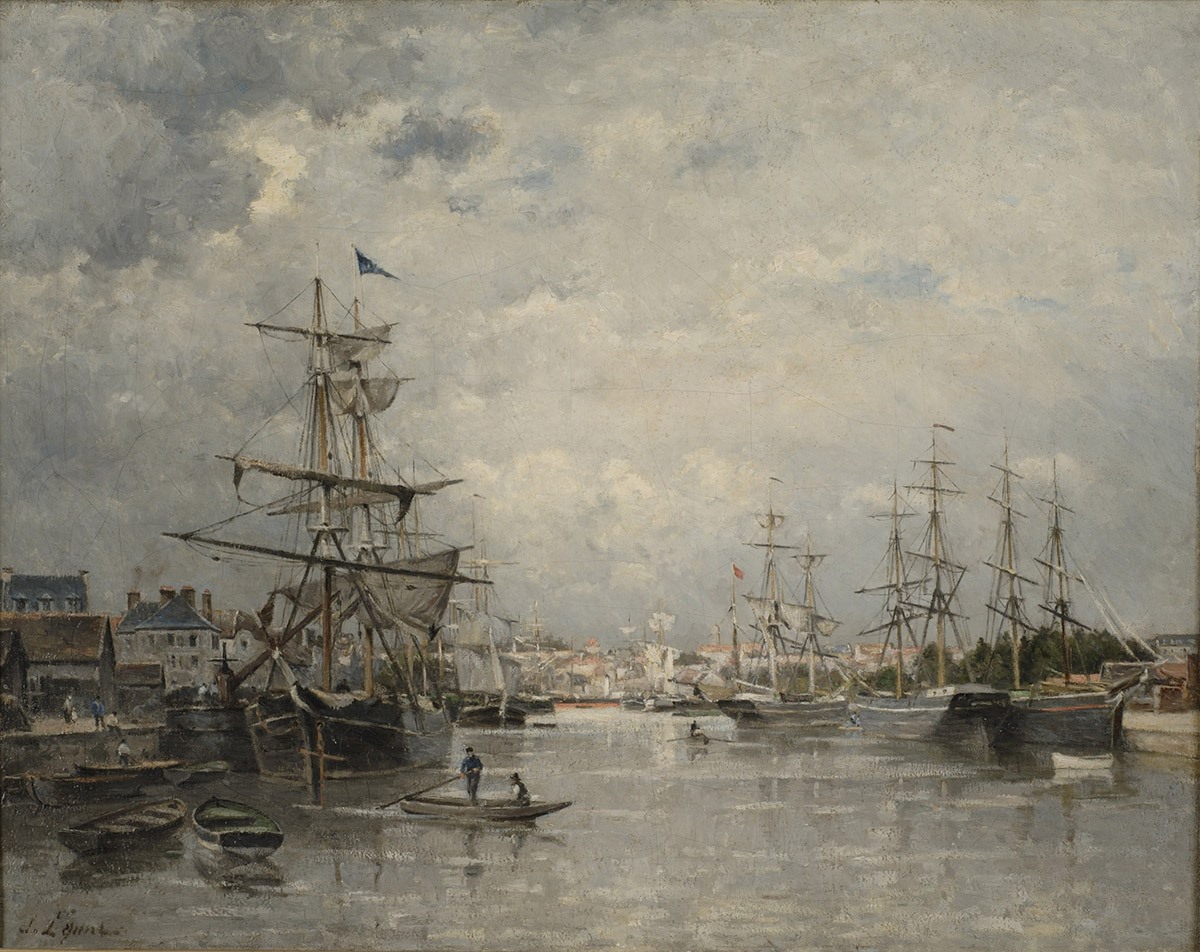 Le Port de Caen, Stanislas Lépine, 1870-1874 vers