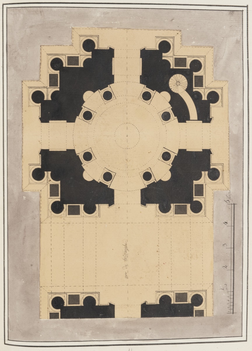 Plan d'un arc de triomphe_0