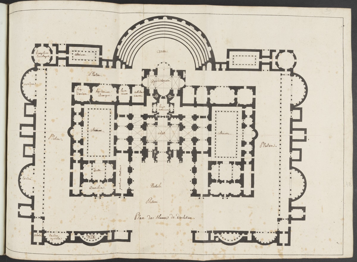 Plan des thermes de Dioclétien_0