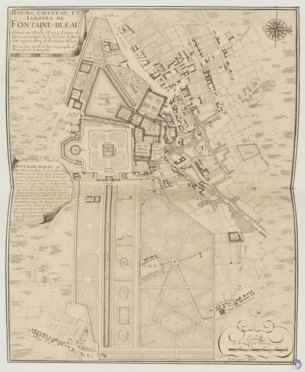 Bourg, château et jardins de Fontainebleau, Charles Inselin