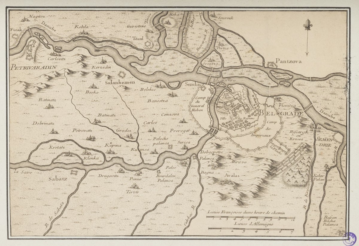 Plan de Belgrade et de ses environs (titre factice)_0