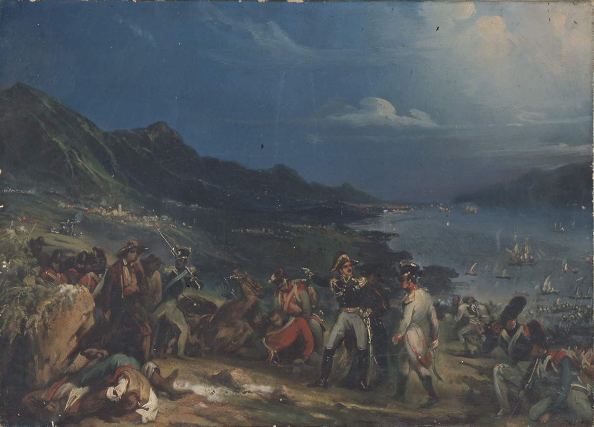 Espagne. Scène de débarquement français (1808), Jean Charles Langlois, 2e quart 19e siècle