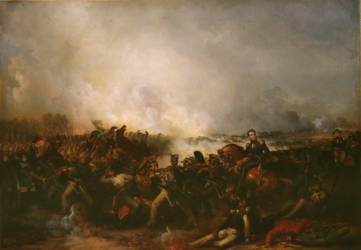 Le Maréchal Maison dirigeant une attaque à Polotsk, Jean Charles Langlois, 1834-1838