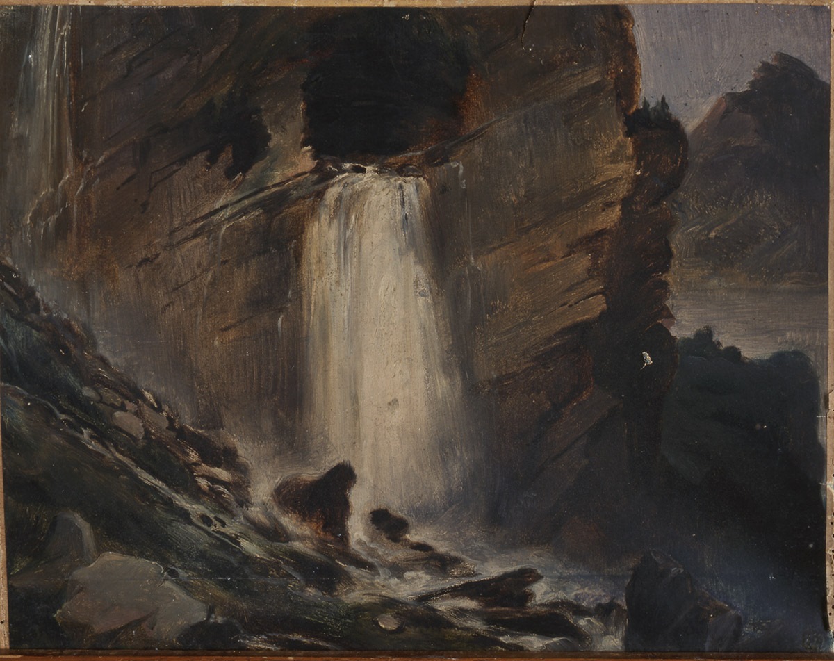 Cascade, Jean Charles Langlois, 2e quart 19e siècle