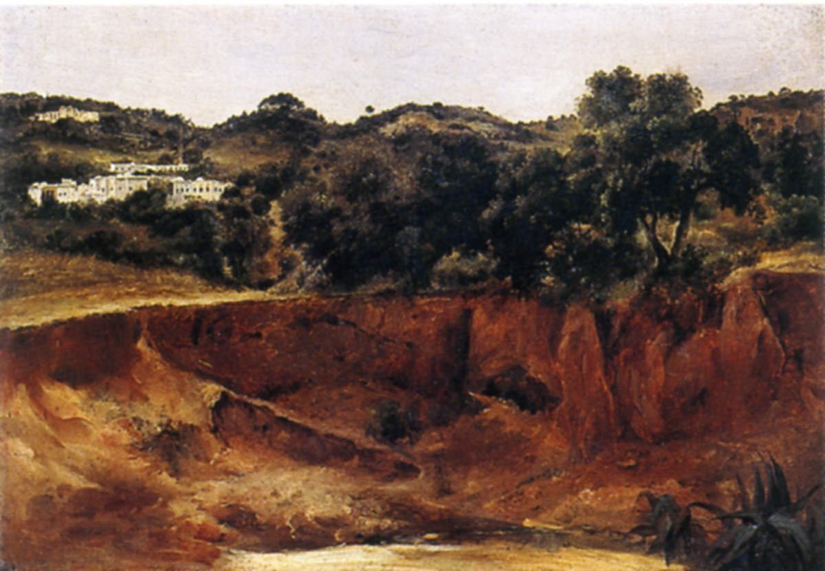 Jardins dans la campagne algéroise, Jean Charles Langlois, 2e quart 19e siècle