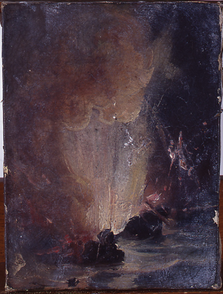 Explosion navale, Jean Charles Langlois, 1831 (vers)
