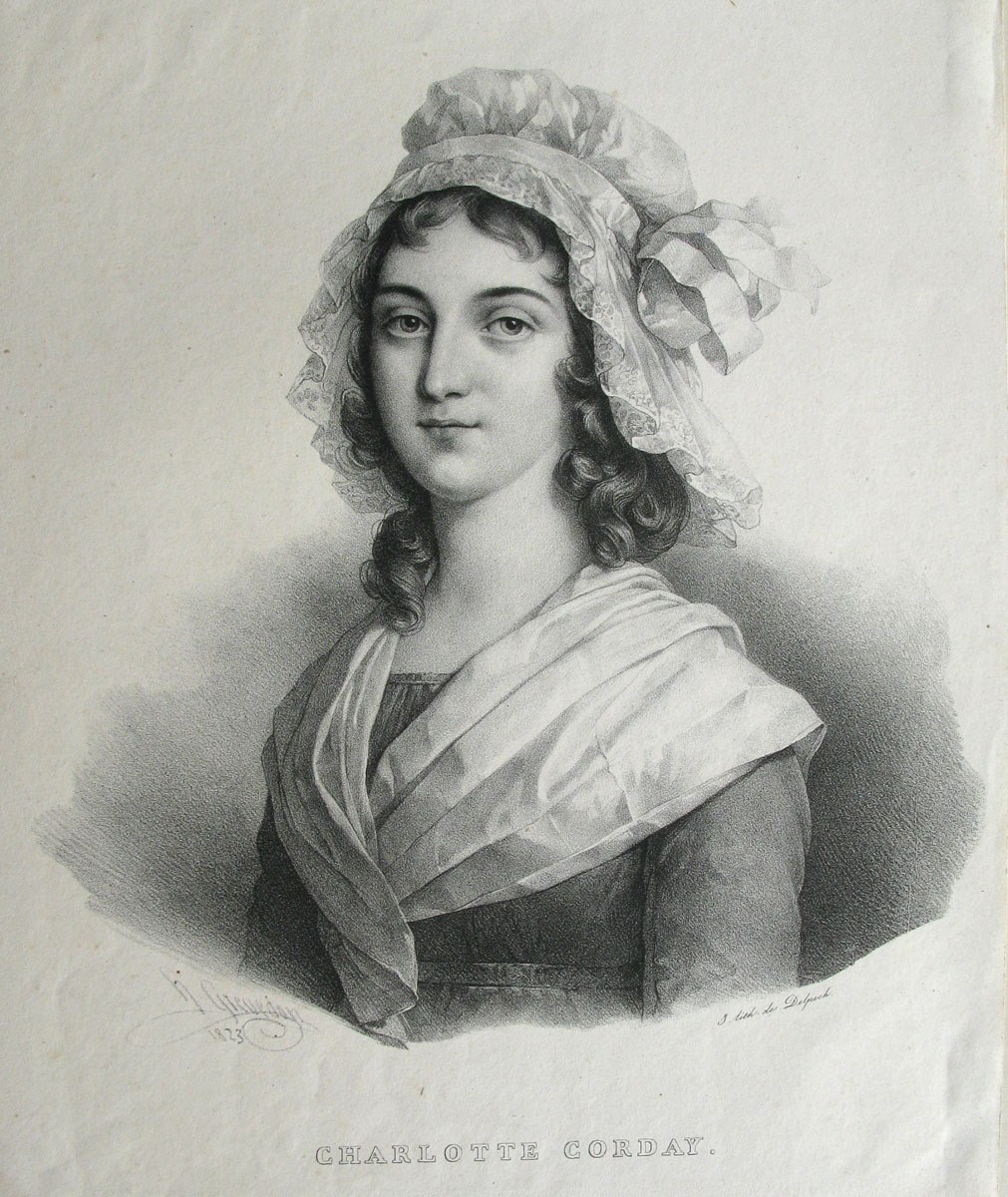 Charlotte Corday, Henri Grévedon, 1823