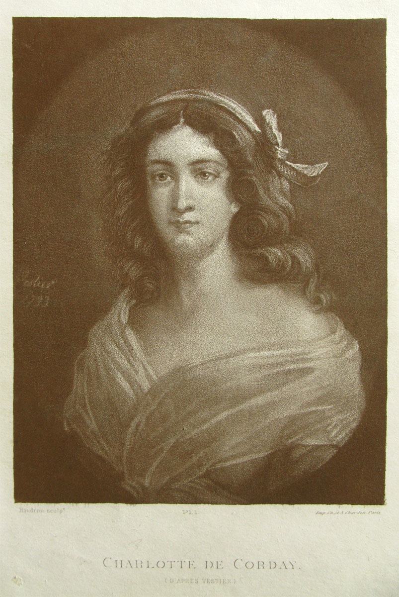 Charlotte Corday, Auguste Alexandre Baudran, 1793