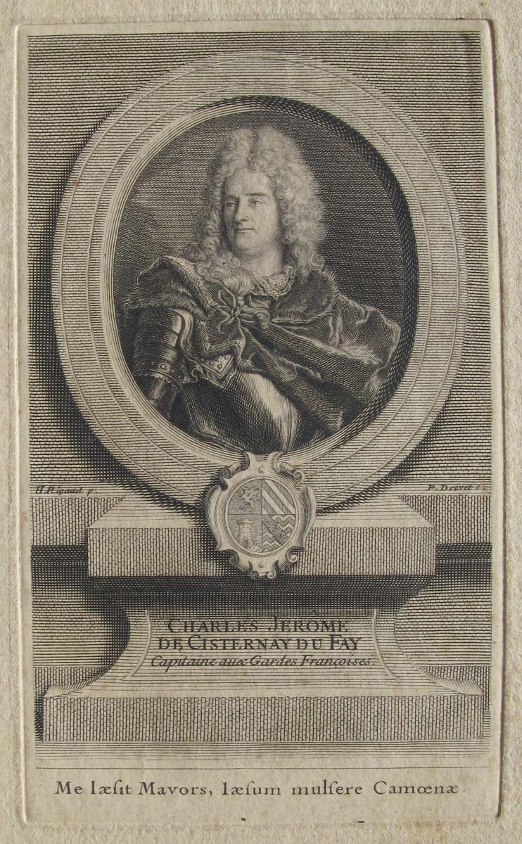 Charles-Jérôme de Cisternay du Fay, Pierre-Imbert Drevet, 1739 (Avant)