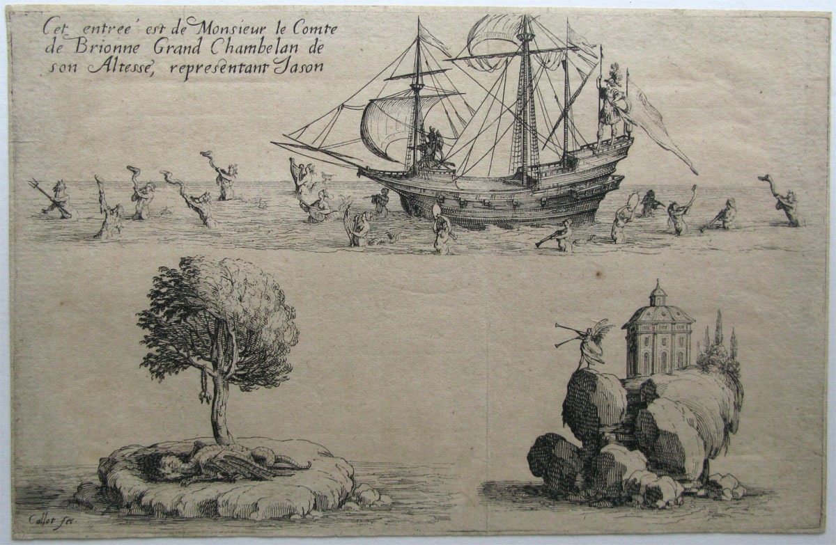 Entrée de M. de Brionne, Jacques Callot, 1627