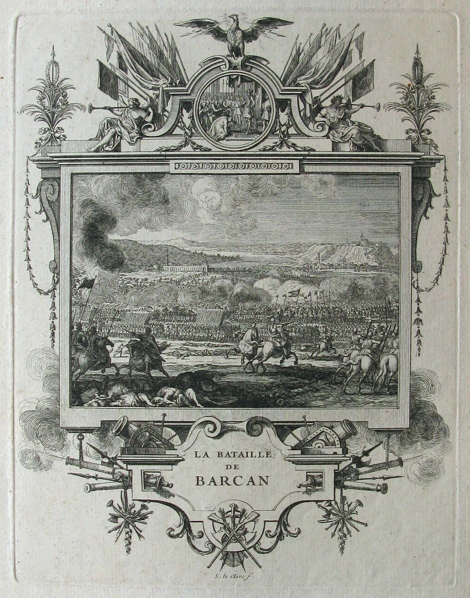 La Bataille de Barcan, Sébastien Le Clerc, 1683