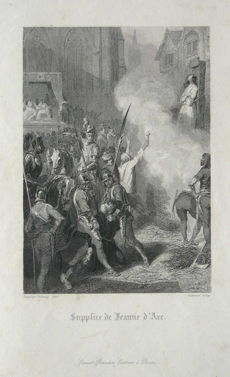 Supplice de Jeanne d'Arc, Jean-Jacques Outhwaite, 19e siècle (1801-1900)