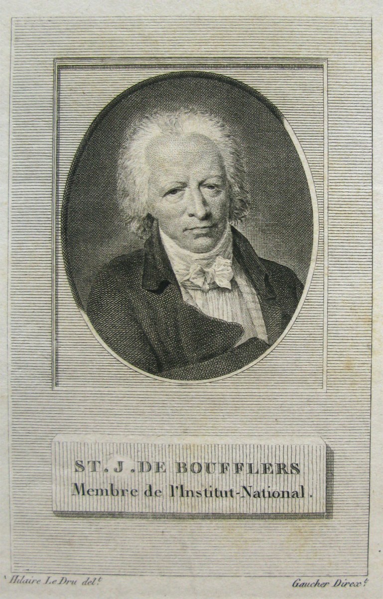 Stanislas Jean de Boufflers, Charles-Étienne Gaucher, 18e siècle