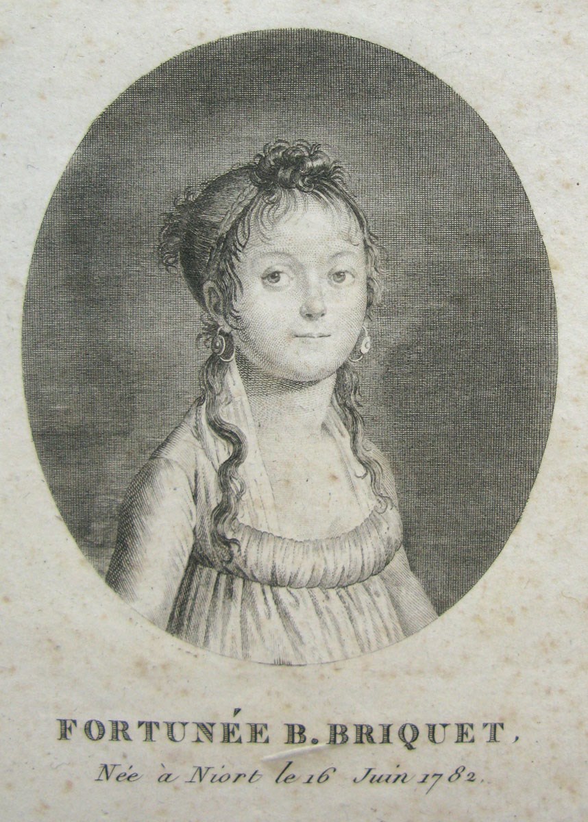 Fortunée Bernier Briquet, Charles-Étienne Gaucher, 18e siècle