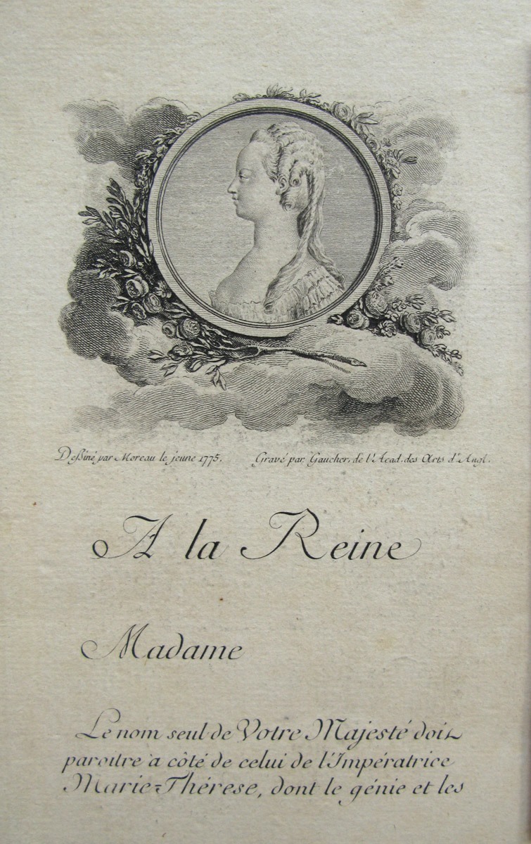 Marie-Antoinette, Charles-Étienne Gaucher, 18e siècle