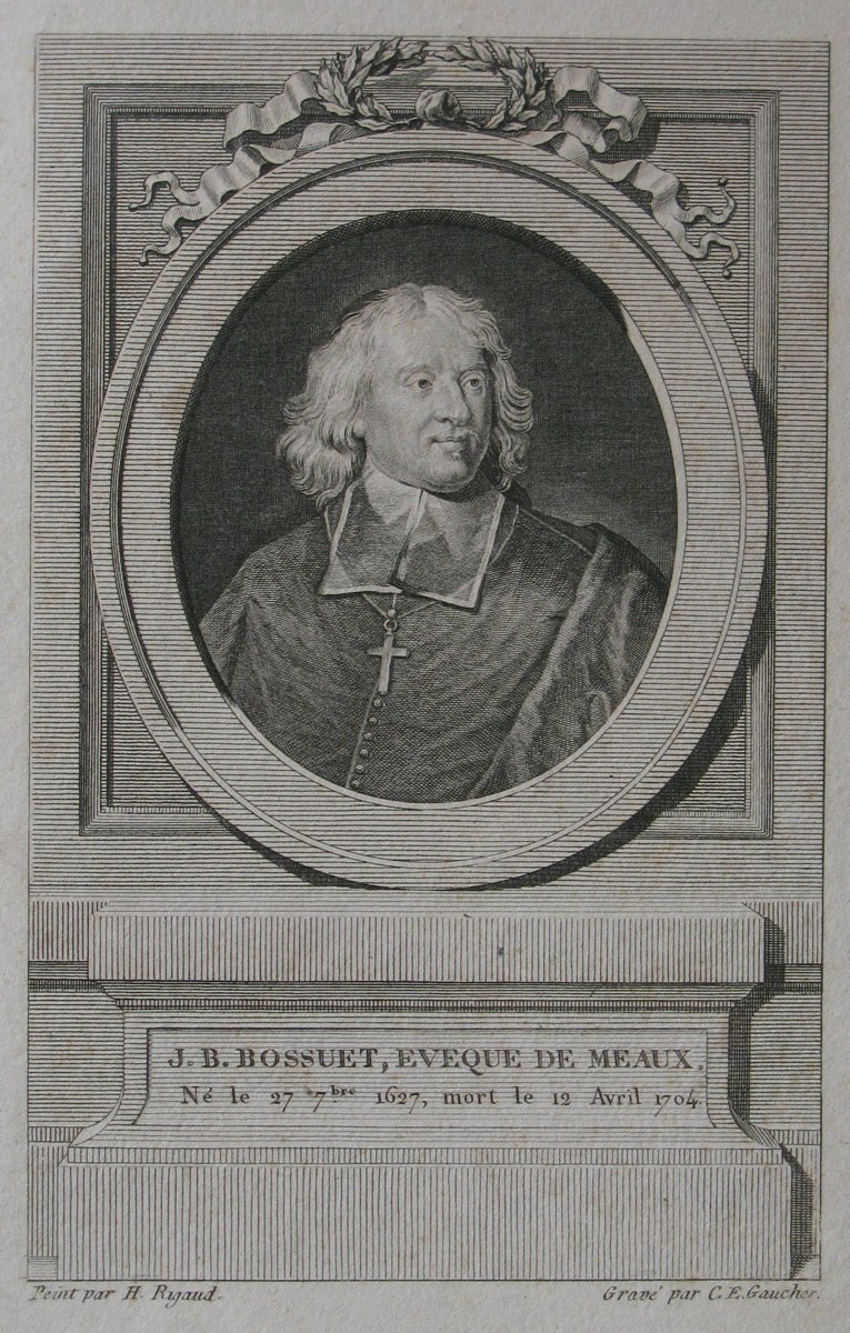 Jacques-Bénigne Bossuet, Charles-Étienne Gaucher, 2e moitié 18e siècle