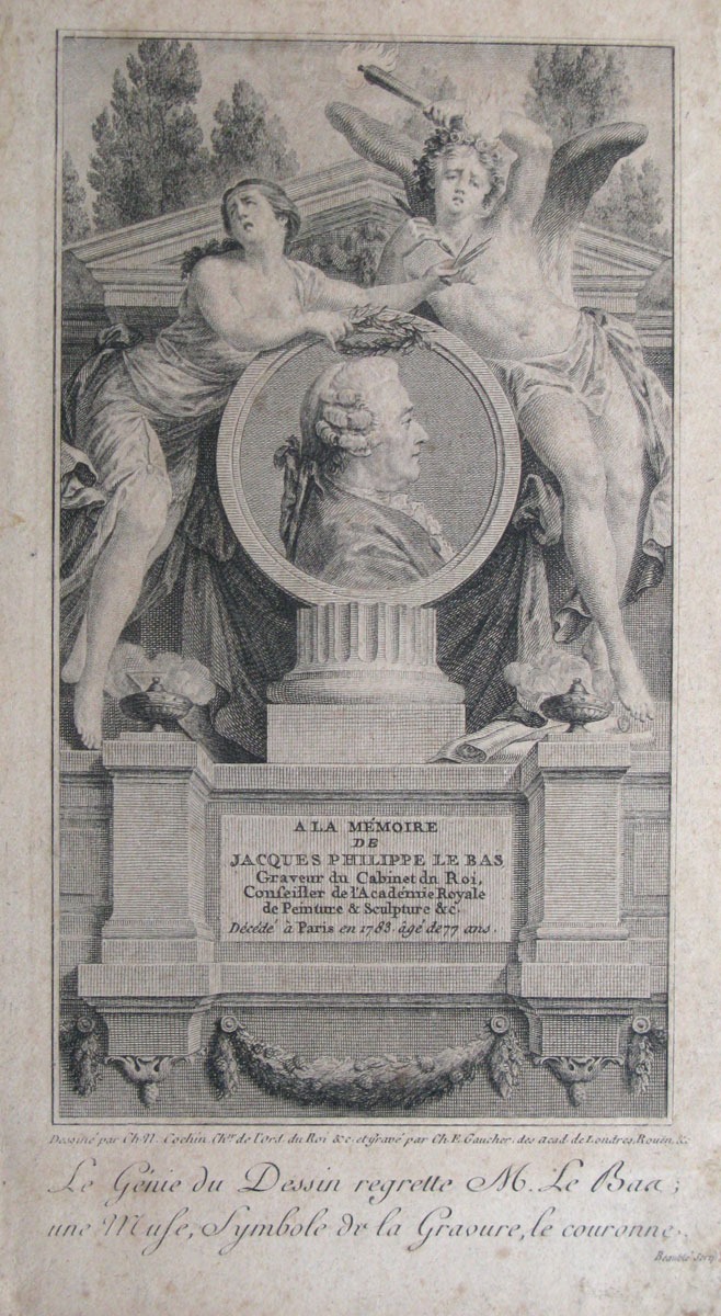 Jacques-Philippe Le Bas, Charles-Étienne Gaucher, 2e moitié 18e siècle