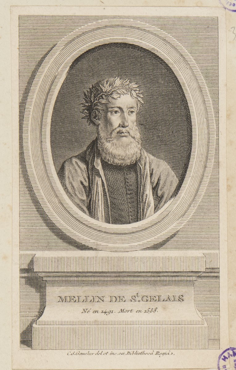 Portrait de Mellin de Saint-Gelais, Charles-Étienne Gaucher