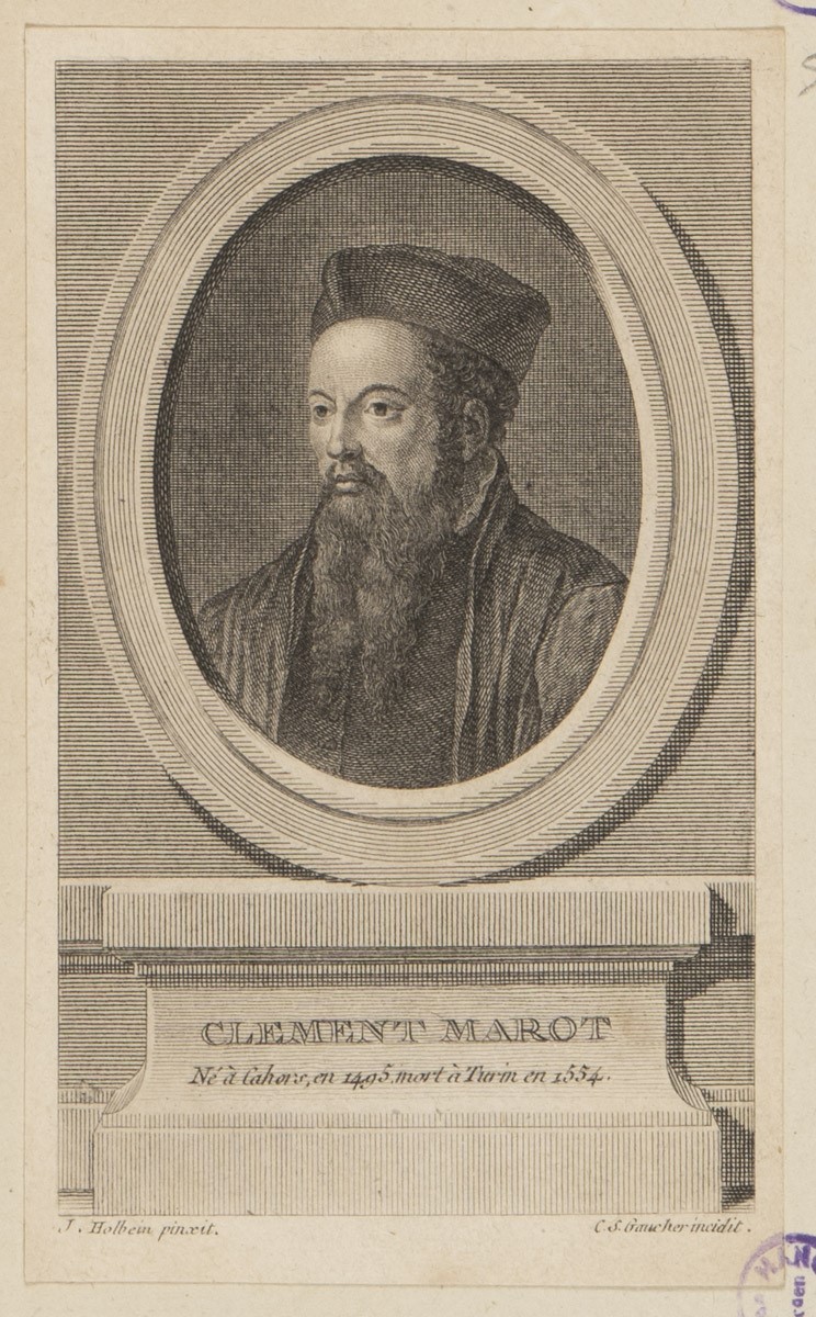 Portrait de Clément Marot, Charles-Étienne Gaucher