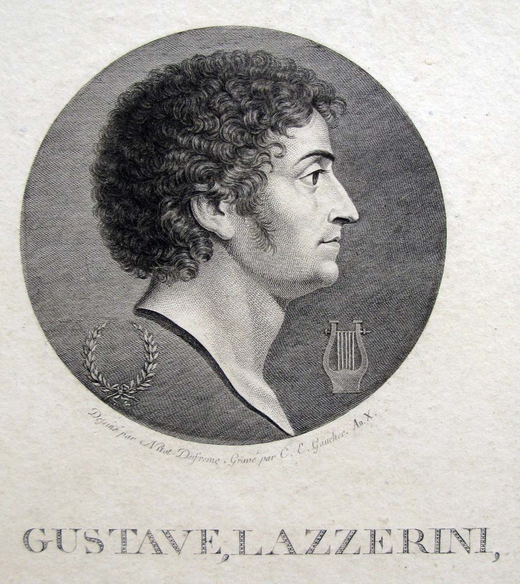 Gustave Lazzerini, Charles-Étienne Gaucher, 18e siècle