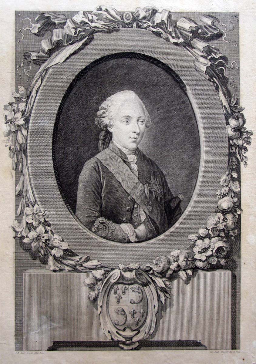 Louis XV, Charles-Étienne Gaucher, 18e siècle