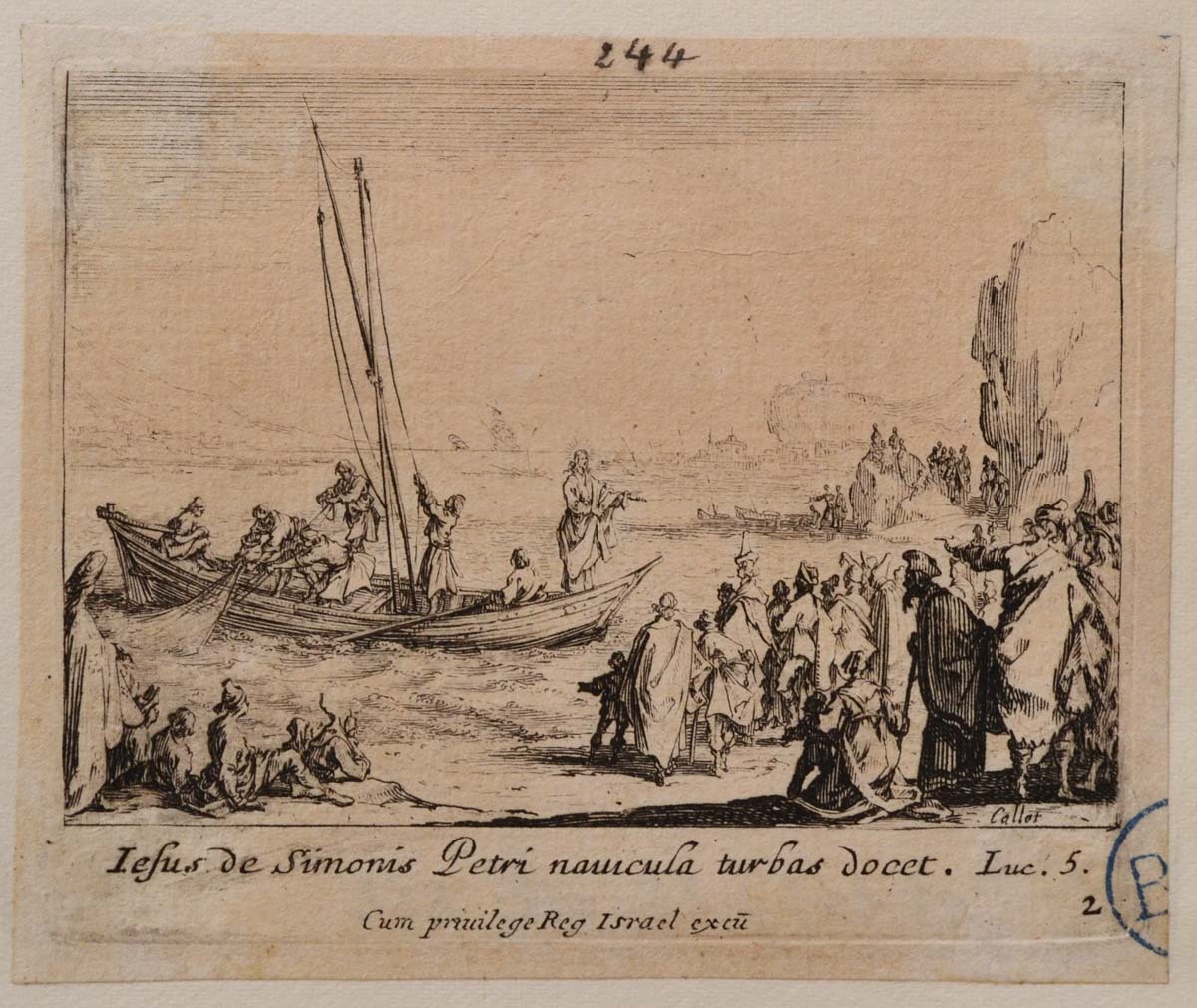 Jésus prêche sur le bord de la mer_0