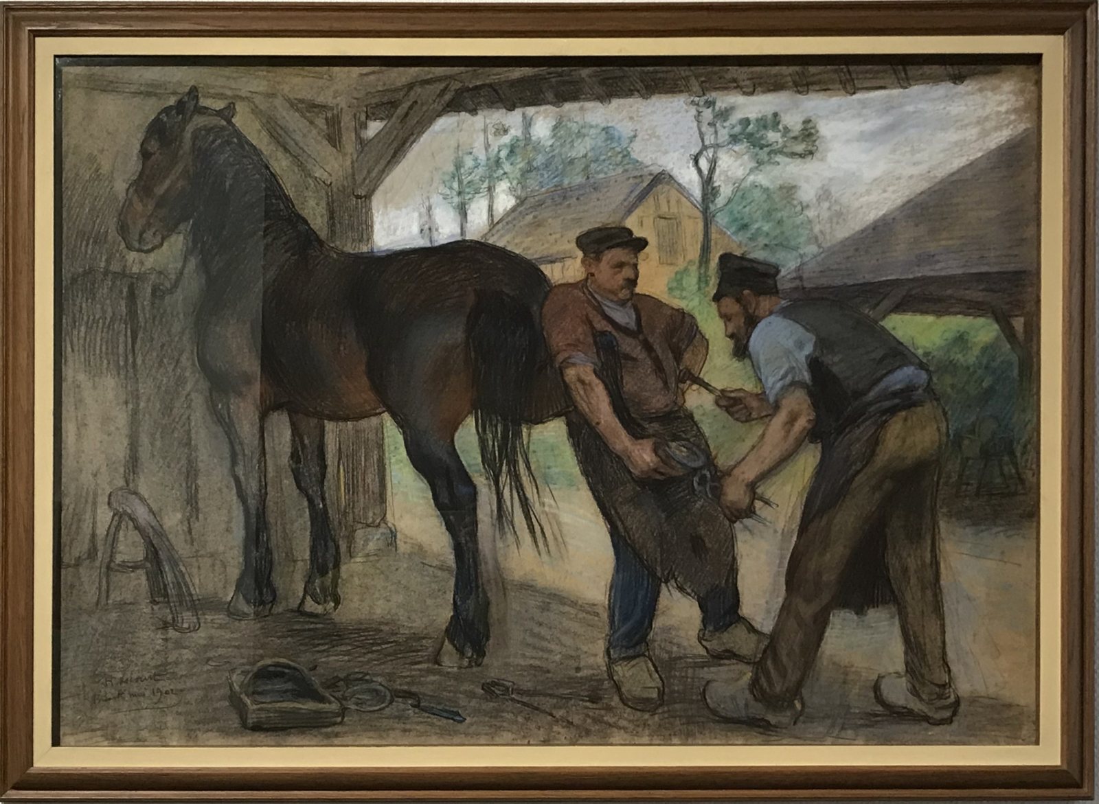 Maréchal-ferrant (Le) — Raimond, Louis Lecourt