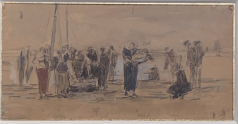 Retour de pêche, Étaples, Eugène Boudin, 1885-1890 vers