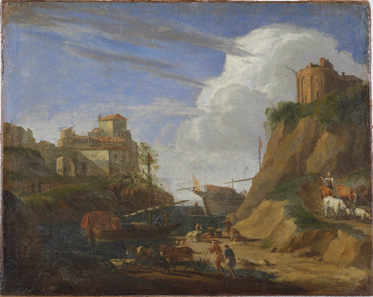 Paysage maritime, Joseph Vernet, 18e siècle