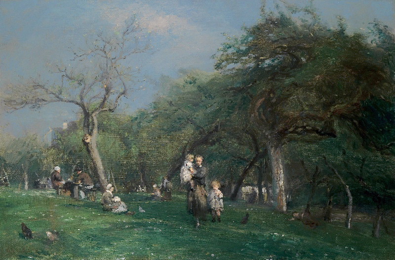 Dimanche à Saint-Siméon (Un), Adolphe Félix Cals, 1876